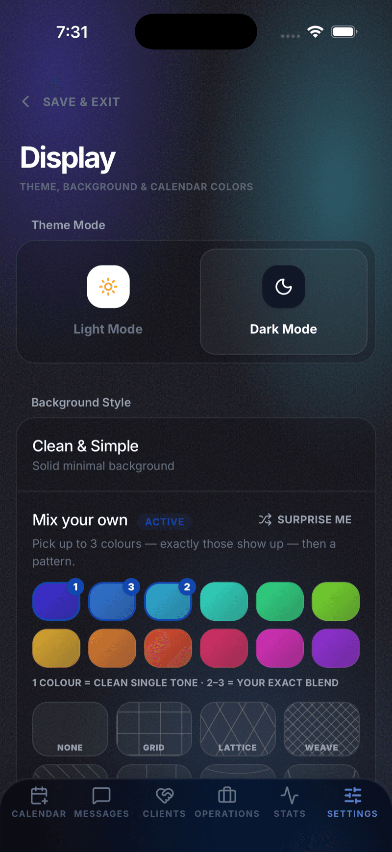 Customizing your Reelin branding: colours, logo, themes, and wallpapers