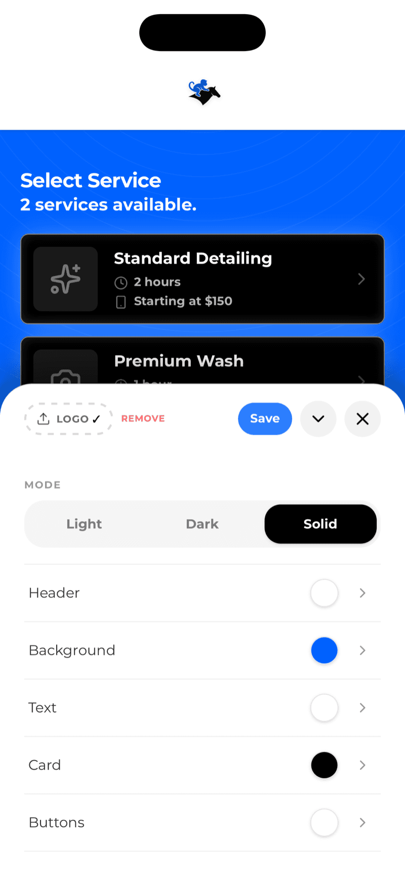 Customizing your Reelin branding: colours, logo, themes, and wallpapers