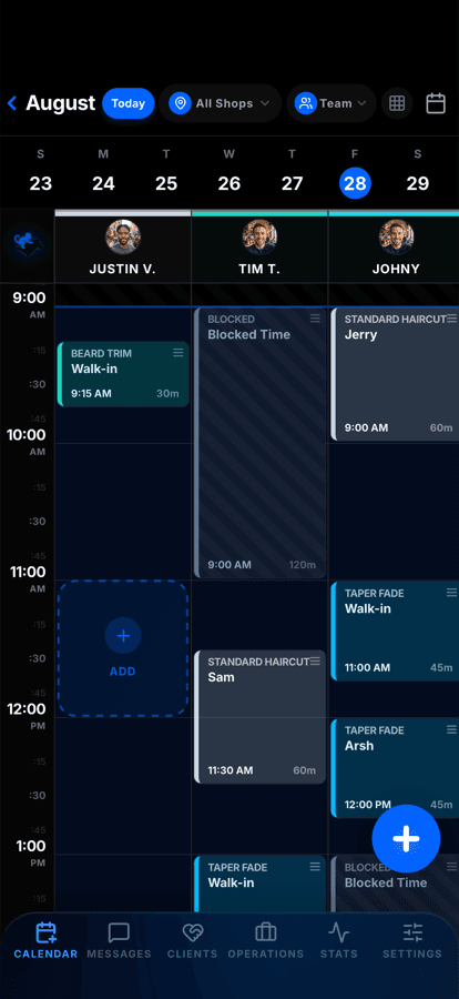The same Reelin calendar on your phone